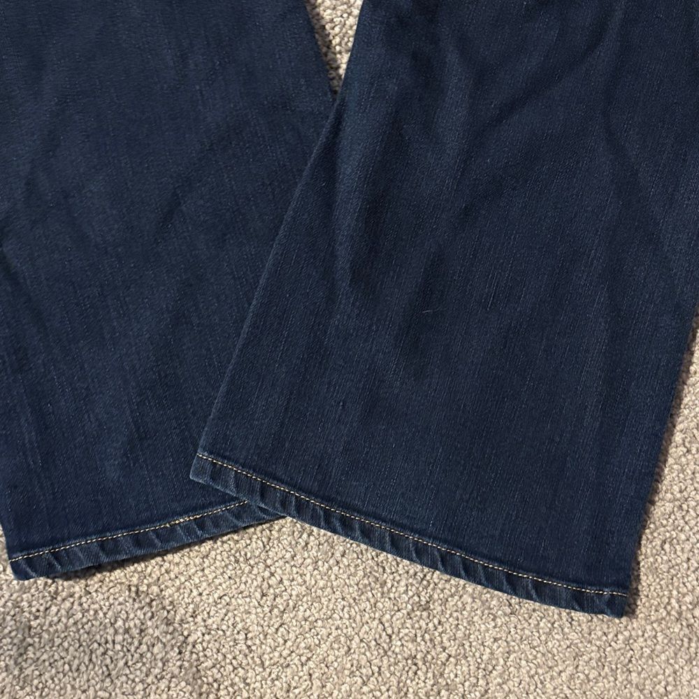 Y2K PAIGE Dark Indigo Women's Boot Cut Jeans. Size 27. - Picture 11 of 12